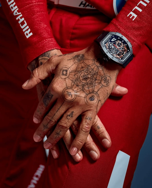 Richard Mille,Tourbillon 42.90mm,42.90mm,Titanium,Skeleton,Handwound,Chronograph,Power Reserve Indicator,Tourbillon,Rattrapante,70hours,In-house Caliber,RM 43,RM 43-01 FERRARI TI