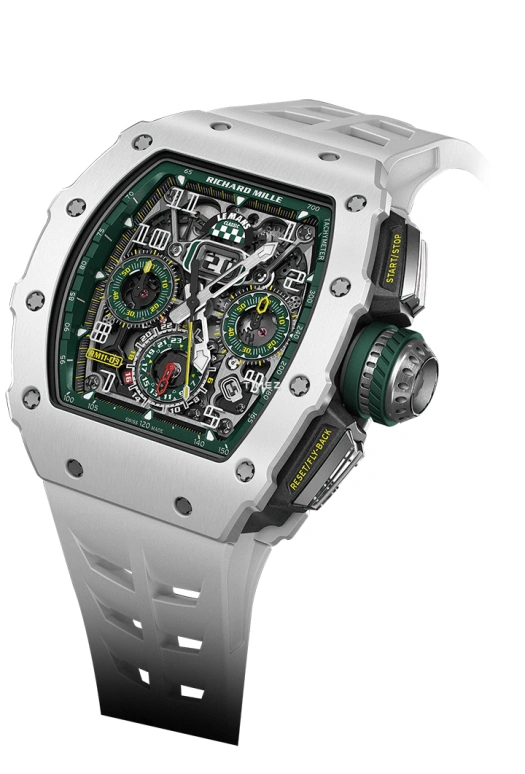 Richard Mille,Not Tourbillon 49.94x44.50mm,49.94x44.50mm,Ceramic,Skeleton,Automatic,Chronograph,Month,Day,Flyback,55hours,In-house Caliber,RM 11,RM 11-03 Le Mans Classic