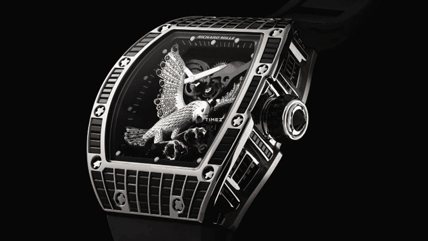 Richard Mille,Tourbillon 47.20x50mm,47.20x50mm,White Gold,Silver,Handwound,Tourbillon,RM 57,RM 57-02 T-DI