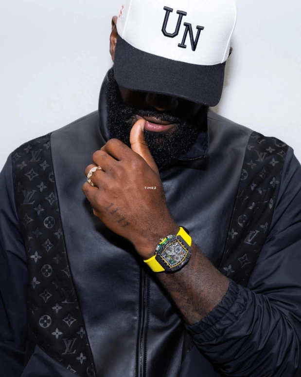 Richard Mille,Not Tourbillon 49.94x44.50mm,49.94x44.50mm,Quartz TPT,Black,Automatic,Chronograph,Flyback,Big Date,Function Selector,In-house Caliber,Sapphire,RM 65,RM 65-01 LeBron James