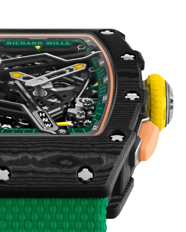 Richard Mille,Not Tourbillon 30.50x44.95mm,30.50x44.95mm,NTPT,Skeleton,Automatic,Sapphire,Crystal Glass,Tonneau,RM 07,RM 07-04 NTPT