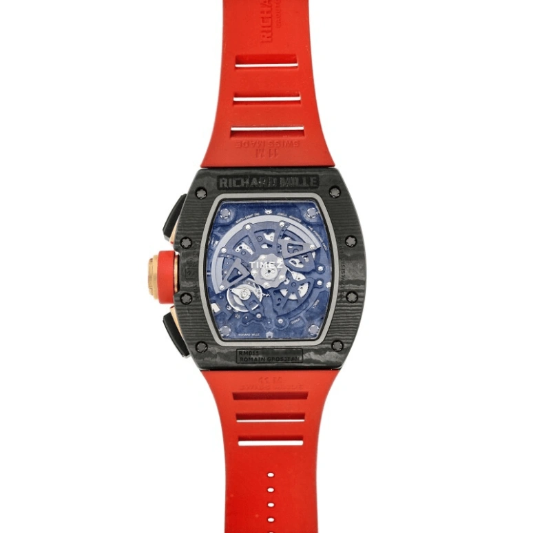 Richard Mille,Not Tourbillon 50x40mm,50x40mm,NTPT,Black,Skeleton,Automatic,Chronograph,Month,Day,RM 011 LOTUS F1 NTPT