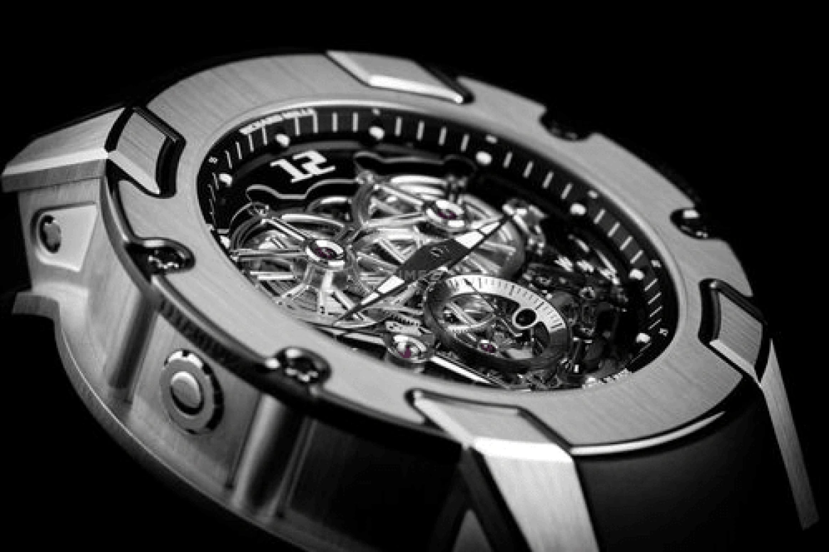 Richard Mille,Not Tourbillon 50mm,50mm,Titanium,Skeleton,Handwound,Chronograph,Function Selector,RM 031