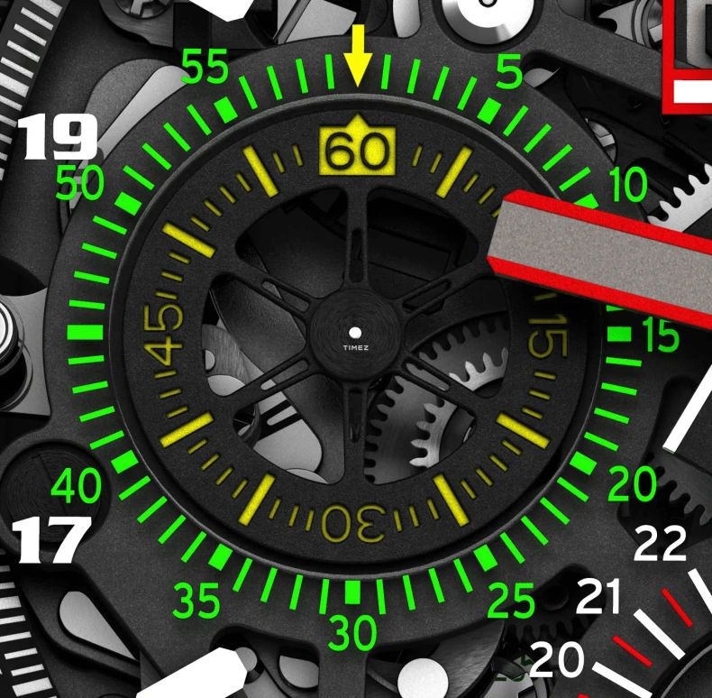 Richard Mille,Not Tourbillon 50.70mm,50.70mm,Titanium,Skeleton,Automatic,Countdown,Chronograph,Month,Day,50hours,In-house Caliber,RM 39,RM 39-01 Flyback Chronograph Aviation