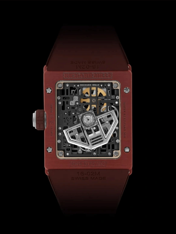 Richard Mille,Not Tourbillon ,Black,Automatic,50hours,In-house Caliber,Sapphire,RM 16,RM 16-02 Red