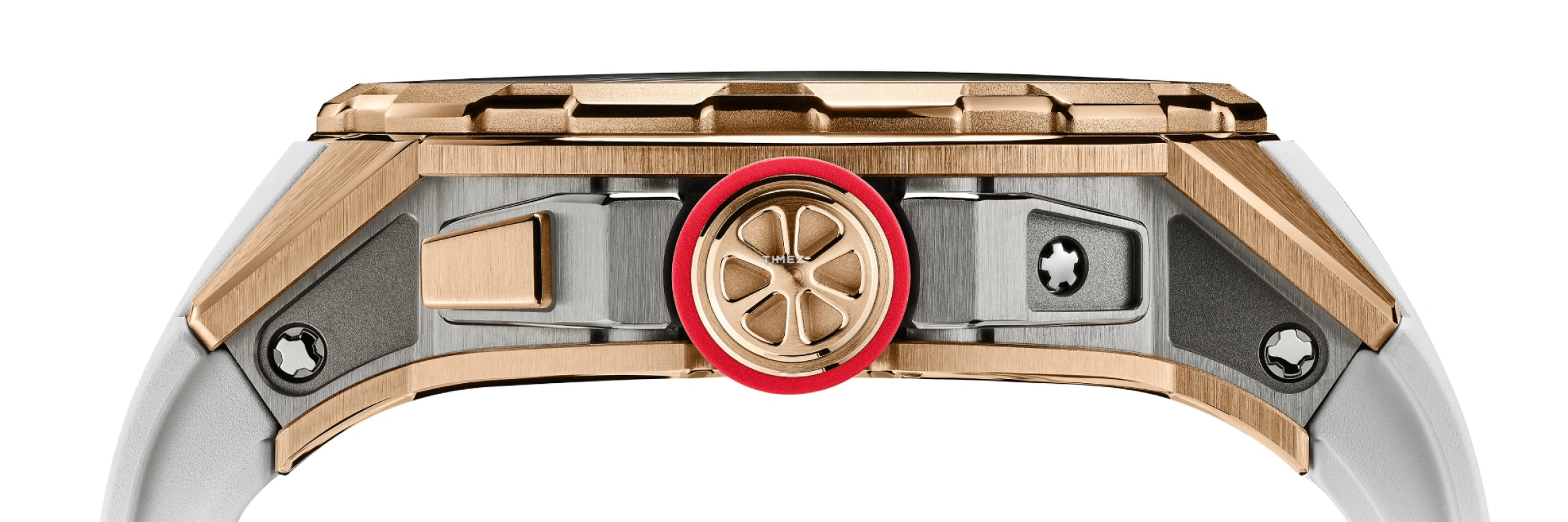 Richard Mille,Not Tourbillon 47mm,47mm,Titanium,Red Gold,White,Grey,Automatic,World Time,Big Date,Function Selector,RM 63,RM 63-02 TI RG