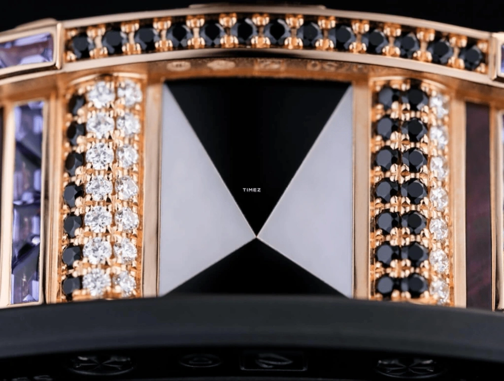 Richard Mille,Not Tourbillon 45.32mm,45.32mm,Red Gold,Multi-Color,Automatic,50hours,In-house Caliber,RM HJ,RM HJ-01 RG Unique