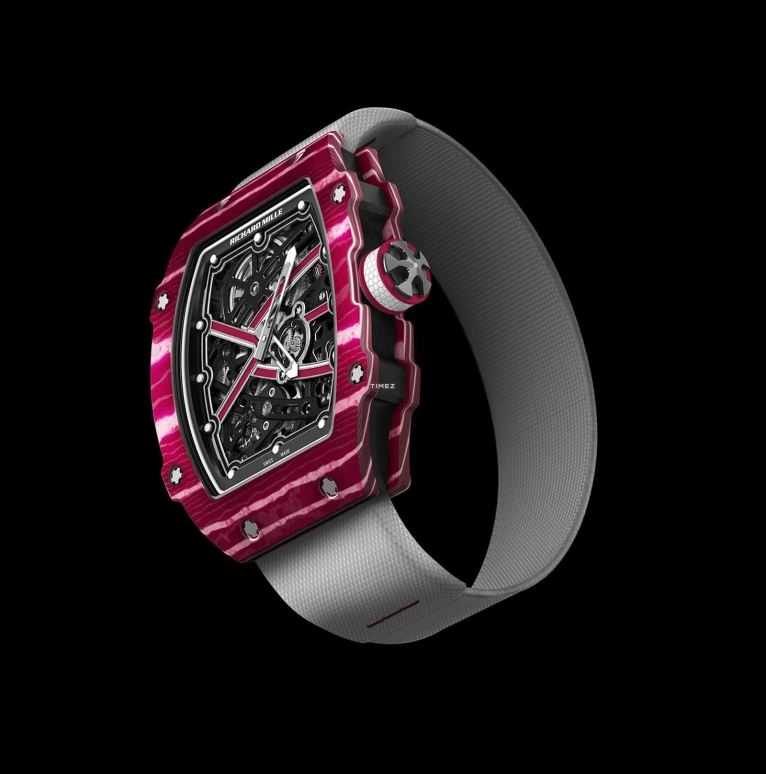 Richard Mille,Not Tourbillon 38.70x47.52mm,38.70x47.52mm,NTPT,Skeleton,Automatic,50hours,In-house Caliber,Karim Benzema,Lando Norris,RM 67,RM 67-02 Mutaz Barshim