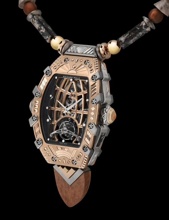 Richard Mille,Tourbillon 46.77x77.25mm,46.77x77.25mm,Red Gold,Rose Gold,Skeleton,Automatic,Tourbillon,Sapphire,Crystal Glass,RM S14