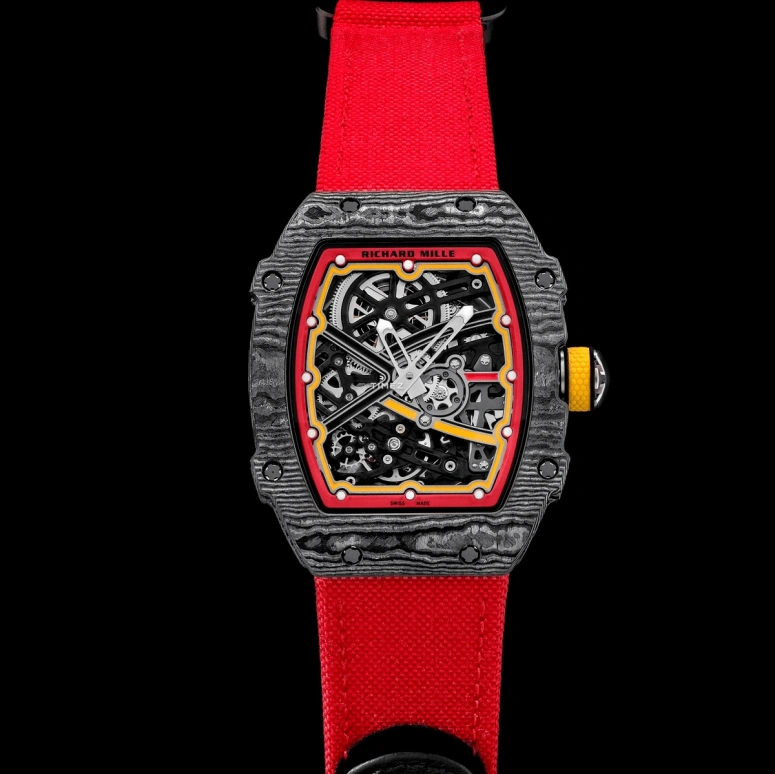 Richard Mille,Not Tourbillon 38.70x47.52mm,38.70x47.52mm,NTPT,Skeleton,Automatic,50hours,In-house Caliber,Carlos Sainz,Chili,RM 67,RM 67-02 Alexander Zverev
