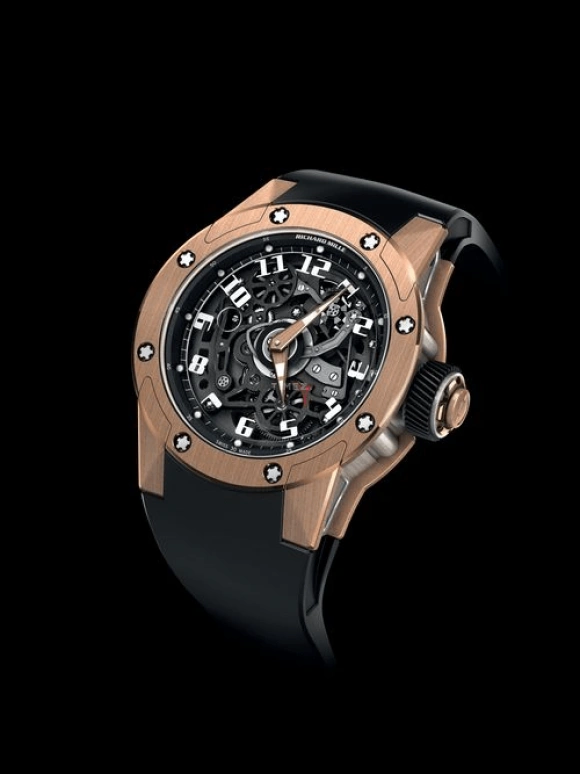 Richard Mille,Not Tourbillon 42.70mm,42.70mm,Gold,Titanium,Skeleton,Automatic,50hours,In-house Caliber,RM 63,RM 63-01