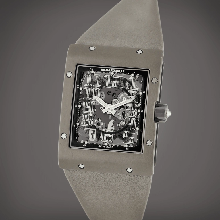 Richard Mille,Not Tourbillon 38x49.80mm,38x49.80mm,Titanium,Skeleton,Automatic,Sapphire,Rectangular,Yeoh Choo Kheng,Michelle Yeoh,RM 016 AH TI