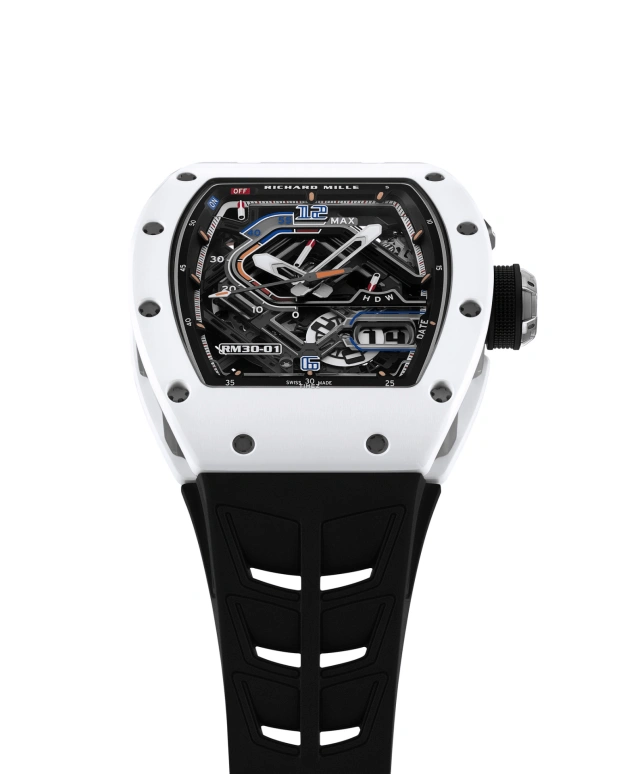Richard Mille,Not Tourbillon 42x49.94mm,42x49.94mm,Ceramic,Skeleton,Automatic,Day,Power Reserve Indicator,RM 30,RM 30-01 CE