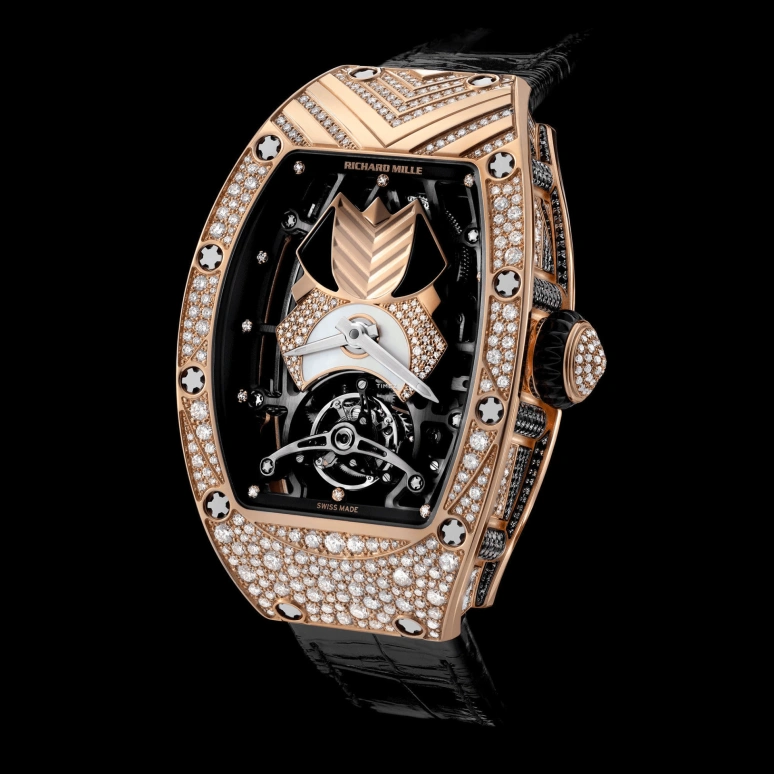 Richard Mille,Tourbillon 34.40x52.20mm,34.40x52.20mm,Rose Gold,Automatic,Tourbillon,Tonneau,RM 71,RM 71-01Talisman