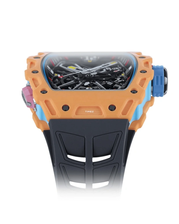 Richard Mille,Not Tourbillon 43.15x49.95mm,43.15x49.95mm,Quartz TPT,Carbon TPT,Black,Automatic,Function Selector,55hours,RM 35,RM 35-03 Rafael Nadal salmon