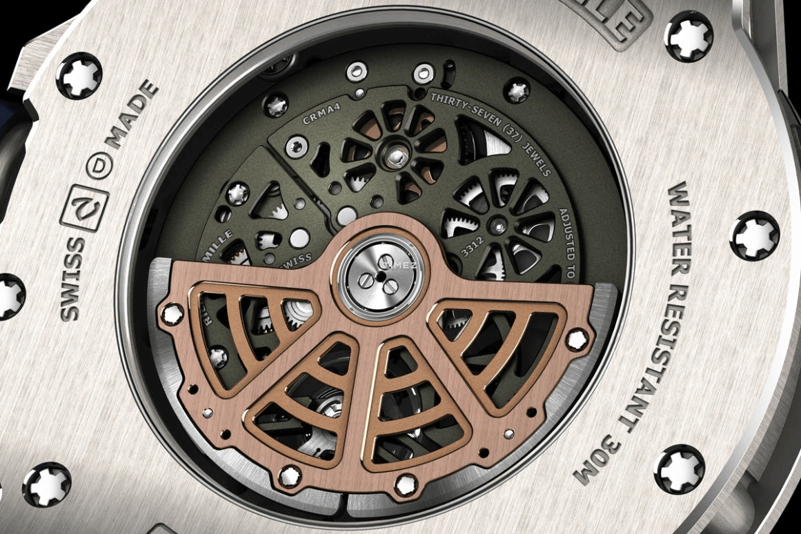 Richard Mille,Not Tourbillon 47mm,47mm,Titanium,Blue,Skeleton,Automatic,World Time,Sapphire,RM 63,RM 63-02 TI