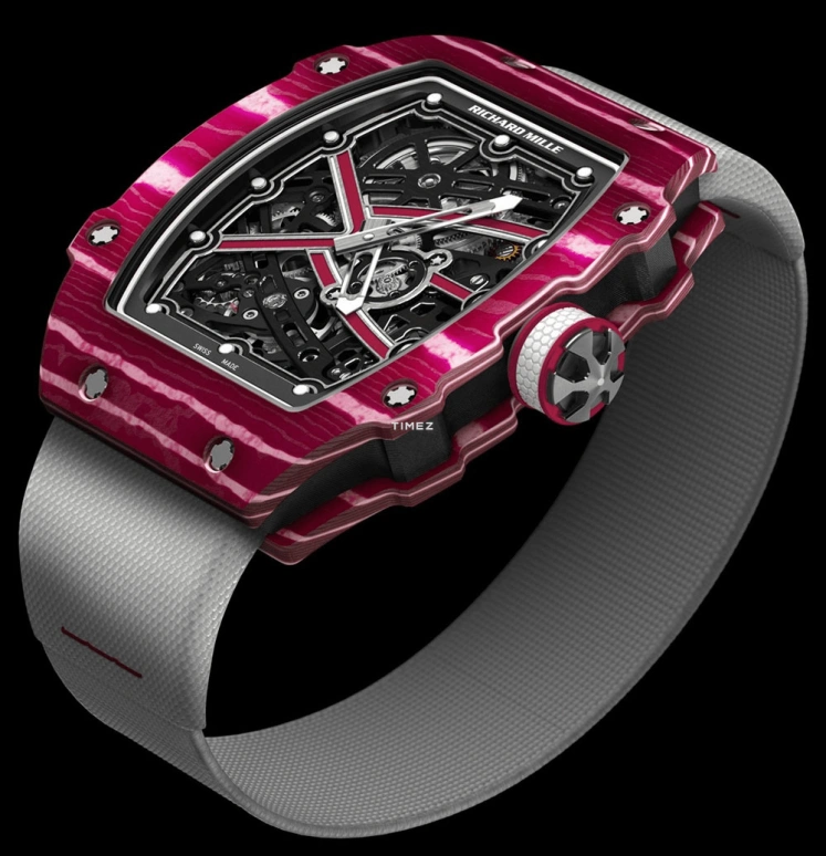 Richard Mille,Not Tourbillon 38.70x47.52mm,38.70x47.52mm,NTPT,Skeleton,Automatic,50hours,In-house Caliber,Karim Benzema,Lando Norris,RM 67,RM 67-02 Mutaz Barshim