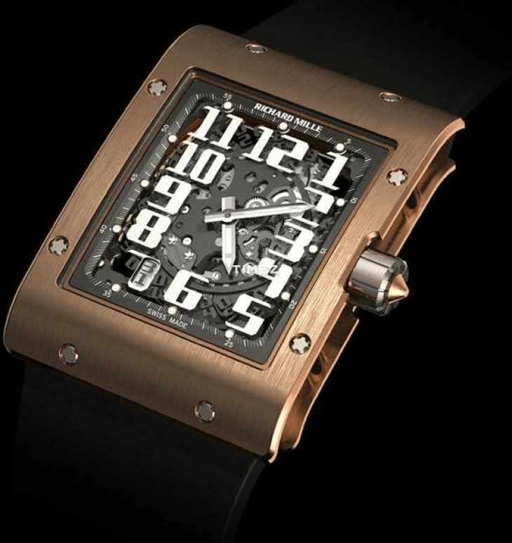 Richard Mille,Not Tourbillon 38x49.80mm,38x49.80mm,Rose Gold,Skeleton,Automatic,Day,Sapphire,RM 016 RG