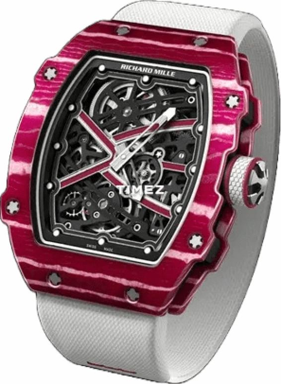 Richard Mille,Not Tourbillon 38.70x47.52mm,38.70x47.52mm,NTPT,Skeleton,Automatic,50hours,In-house Caliber,Karim Benzema,Lando Norris,RM 67,RM 67-02 Mutaz Barshim