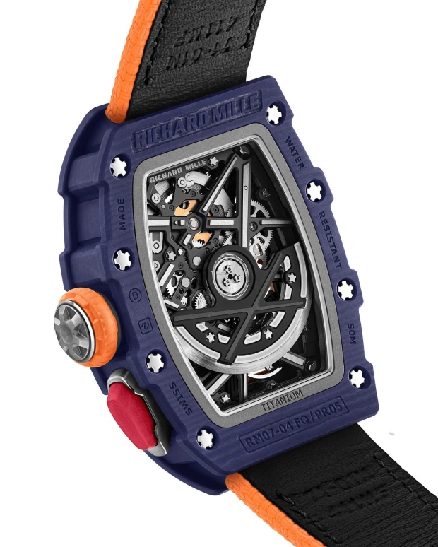 Richard Mille,Not Tourbillon 30.50x44.95mm,30.50x44.95mm,Quartz TPT,Skeleton,Automatic,Sapphire,Crystal Glass,Tonneau,RM 07,RM 07-04 MARGOT LAFFITE