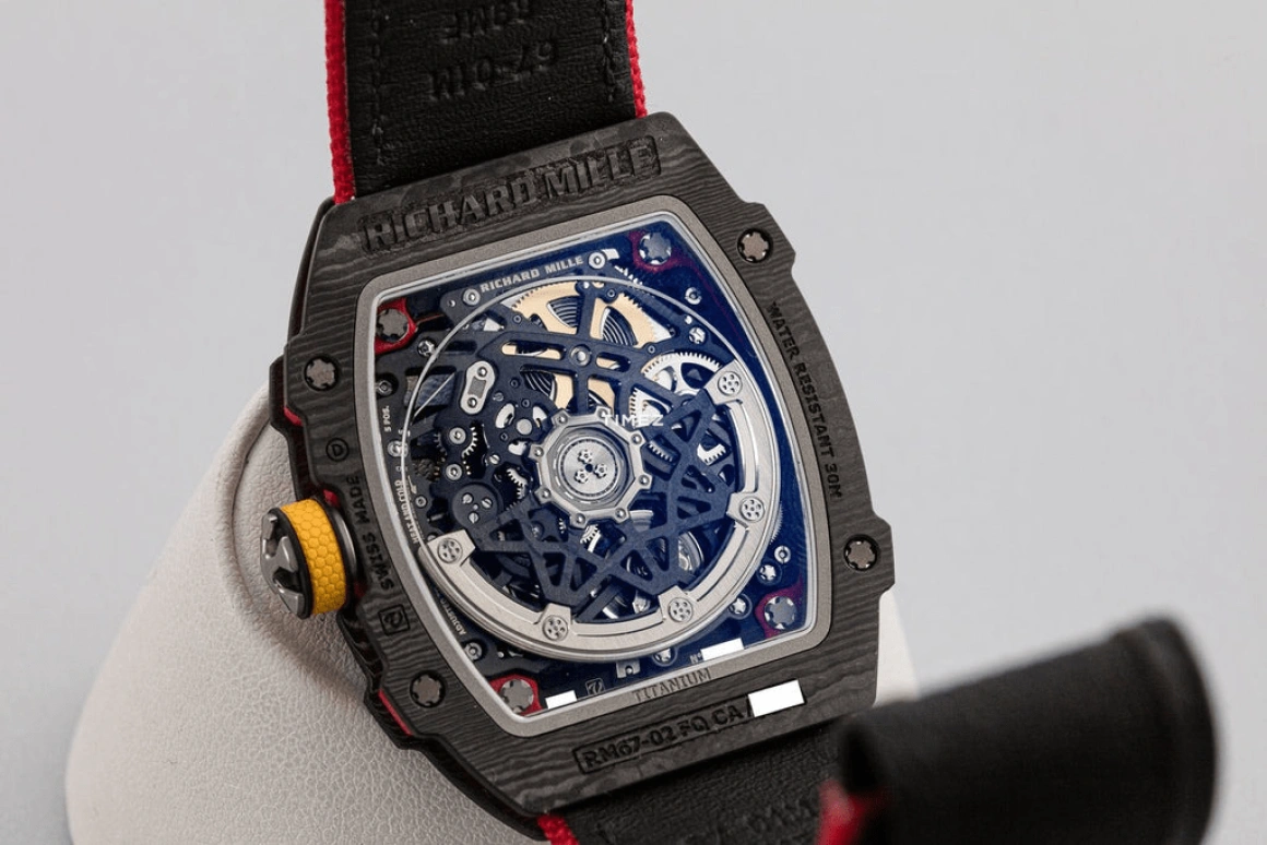 Richard Mille,Not Tourbillon 38.70x47.52mm,38.70x47.52mm,NTPT,Skeleton,Automatic,50hours,In-house Caliber,Carlos Sainz,Chili,RM 67,RM 67-02 Alexander Zverev