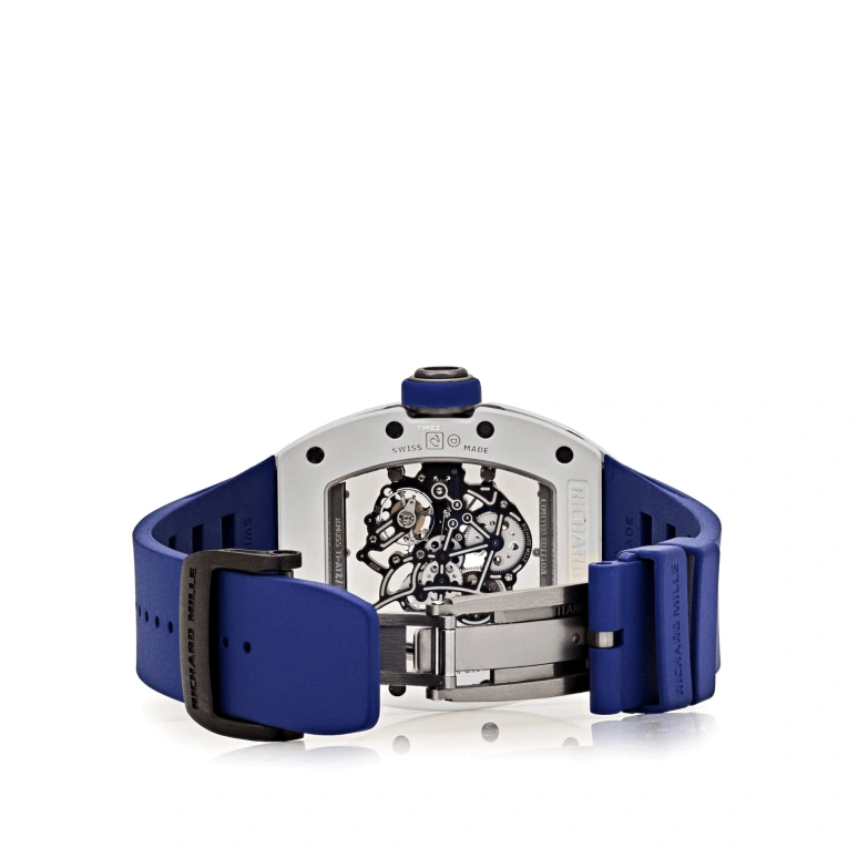 Richard Mille,Not Tourbillon 49.90x42.70mm,49.90x42.70mm,Ceramic,Black,Handwound,Sapphire,Tonneau,RM 055 Bubba Watson Japan Edition White CE