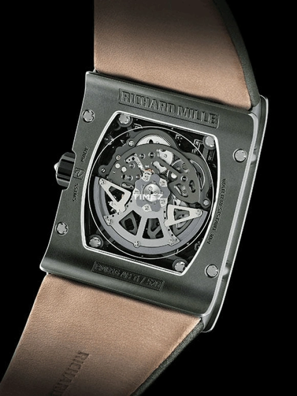 Richard Mille,Not Tourbillon 38x49.80mm,38x49.80mm,Titanium,Skeleton,Automatic,Sapphire,Rectangular,Yeoh Choo Kheng,Michelle Yeoh,RM 016 AH TI
