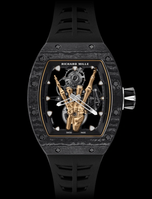 Richard Mille,Tourbillon 42.70x49.94mm,42.70x49.94mm,Carbon TPT,Titanium,Stainless Steel,Red Gold,Skeleton,Handwound,Tourbillon,Tonneau,Saul Alvarez,Canelo,RM 66 NTPT