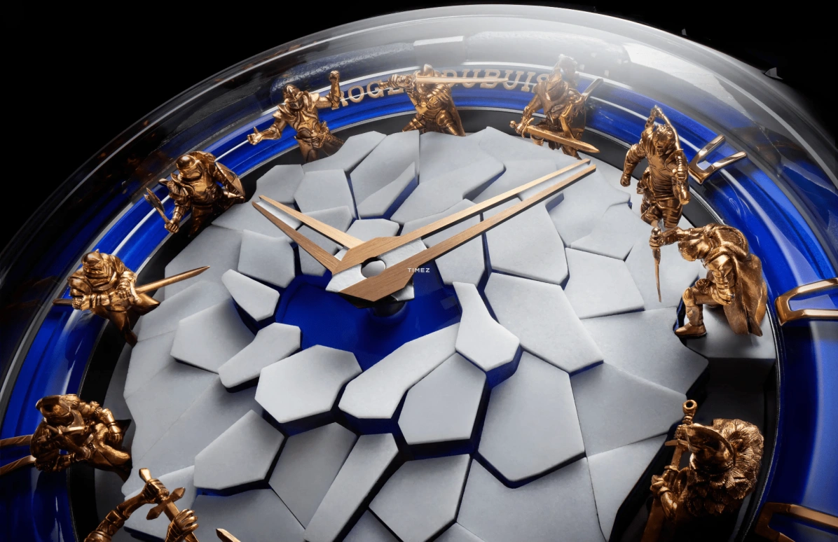 Roger Dubuis,Knights of The Round Table 45mm,45mm,Titanium,White,Automatic,48hours,In-house Caliber,RDDBEX1058