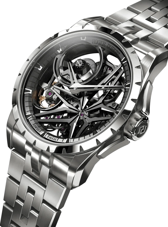 Roger Dubuis,Excalibur 42mm,42mm,Titanium Gold,Skeleton,Automatic,72hours,In-house Caliber,RDDBEX0956