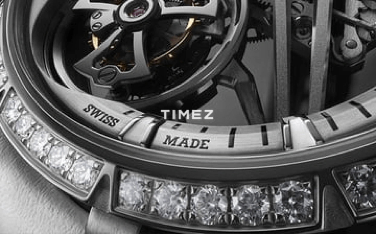 Roger Dubuis,Excalibur 42mm,42mm,White Gold,Silver,Skeleton,Handwound,Tourbillon,72hours,RDDBEX0989