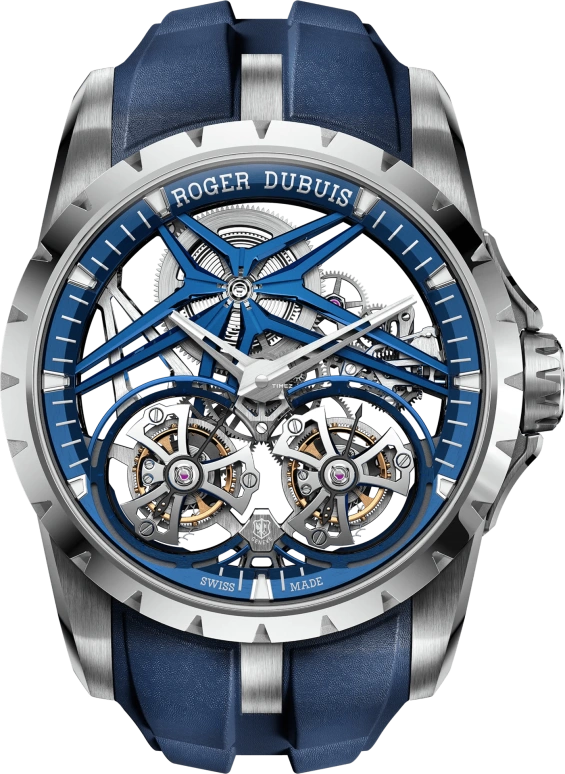 Roger Dubuis,Excalibur 45mm,45mm,Cobalt-chromium Alloy,Silver,Handwound,Tourbillon,72hours,RDDBEX1109
