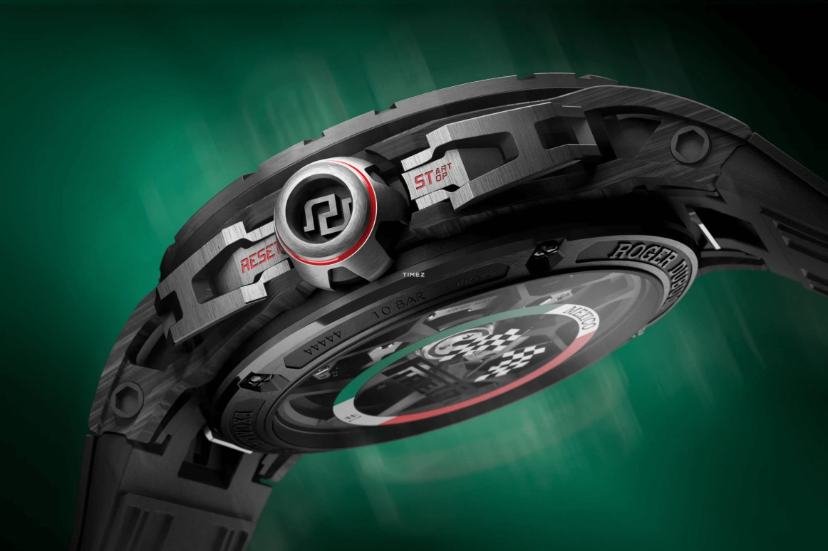 Roger Dubuis,Excalibur Spider 45mm,45mm,Carbon,Black,Automatic,Chronograph,Day,Flyback,RDDBEX1186