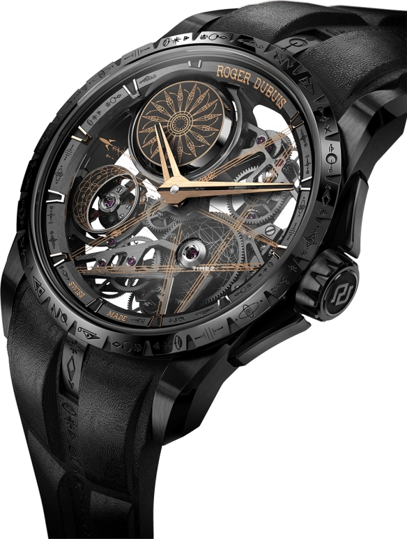 Roger Dubuis,Excalibur 42mm,42mm,Ceramic,Black,Automatic,Tourbillon,72hours,RDDBEX1041