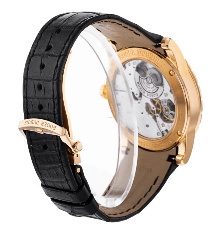 Roger Dubuis,Excalibur 42mm,42mm,Rose Gold,Silver,Rose,Black,Automatic,52hours,In-house Caliber,RDDBEX0442