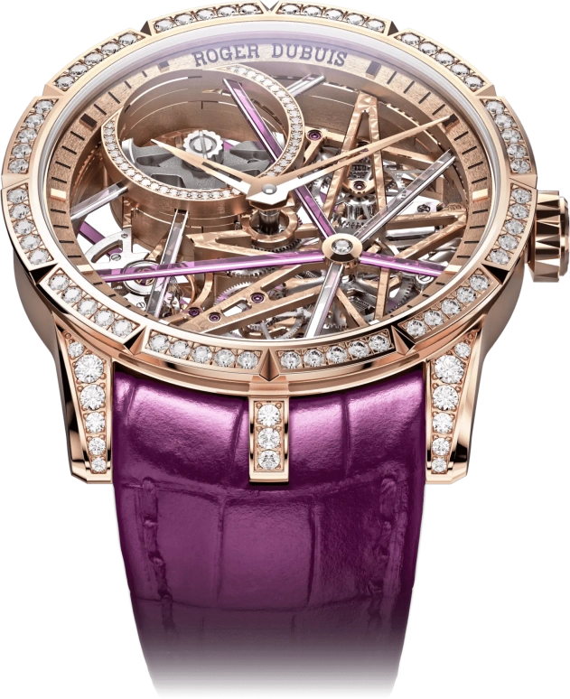 Roger Dubuis,Excalibur 42mm,42mm,Rose Gold,Rose,Automatic,60hours,In-house Caliber,RDDBEX0757