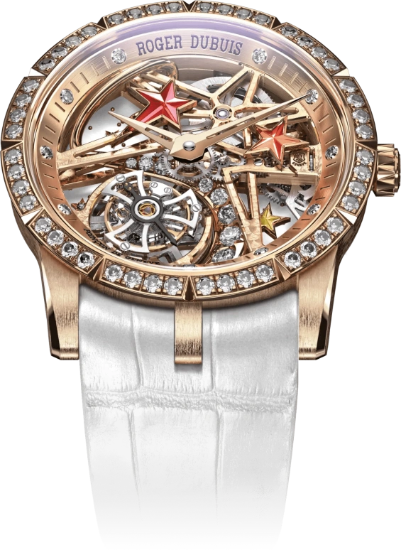 Roger Dubuis,Excalibur 36mm,36mm,Rose Gold,Rose,Handwound,60hours,In-house Caliber,RDDBEX0661
