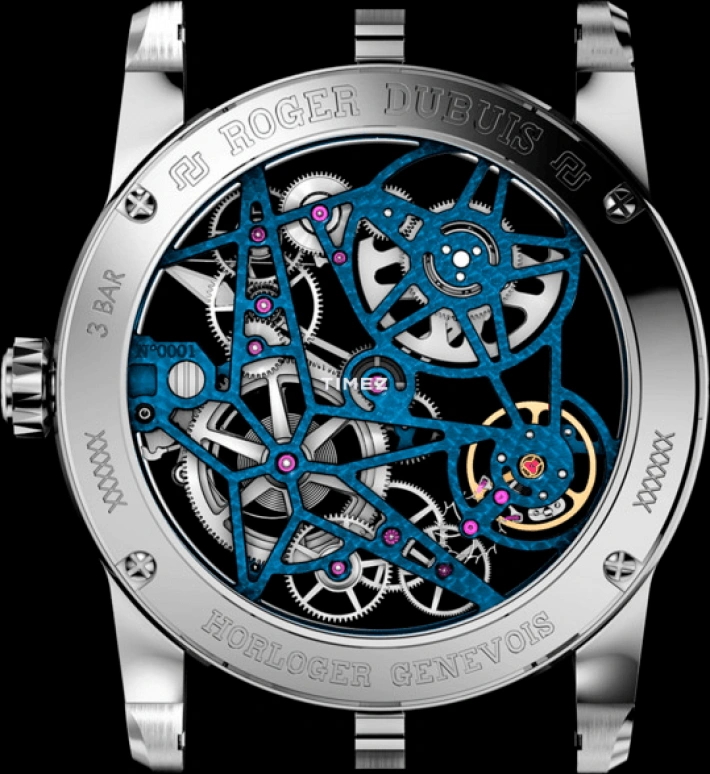 Roger Dubuis,Excalibur 42mm,42mm,Cobalt-chromium Alloy,Luminous,White,Blue,Red,Automatic,60hours,In-house Caliber,RDDBEX0590