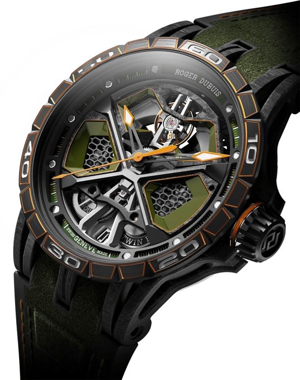 Roger Dubuis,Excalibur Spider 45mm,45mm,Carbon,Automatic,60hours,In-house Caliber,RDDBEX0972