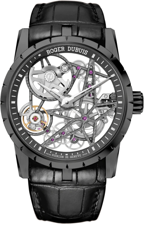 Roger Dubuis,Excalibur 42mm,42mm,Titanium,Skeleton,Automatic,60hours,In-house Caliber,RDDBEX0473