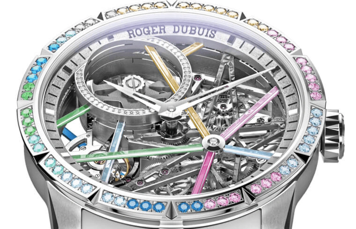 Roger Dubuis,Excalibur 42mm,42mm,White Gold,Skeleton,Automatic,Tourbillon,60hours,RDDBEX0804