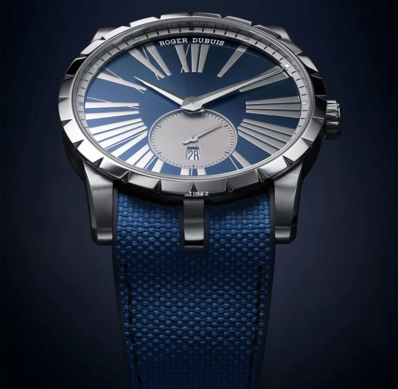 Roger Dubuis,Excalibur 42mm,42mm,Stainless Steel,Blue,Automatic,Day,48hours,RDDBEX0740
