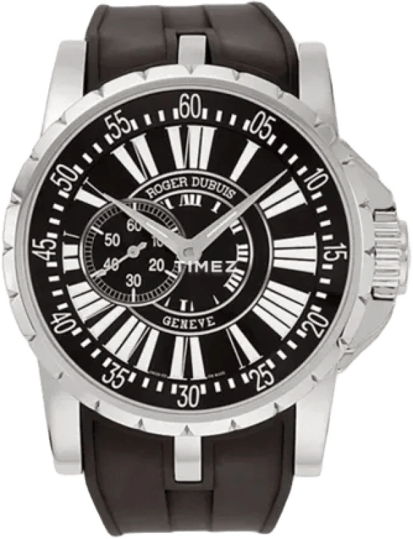 Roger Dubuis,Excalibur 45mm,45mm,Stainless Steel,Black,Automatic,72hours,In-house Caliber,RDDBEX0104