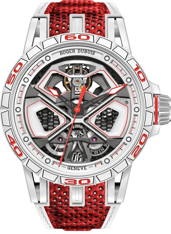 Roger Dubuis,Excalibur Spider 45mm,45mm,Composite,Grey,Skeleton,White,Automatic,Day,72hours,RDDBEX1040