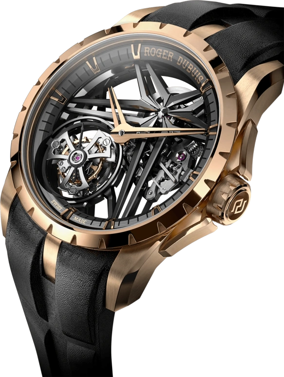 Roger Dubuis,Excalibur 42mm,42mm,Rose Gold,Handwound,72hours,In-house Caliber,RDDBEX0836