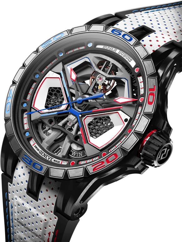 Roger Dubuis,Excalibur Spider 45mm,45mm,Carbon,Titanium,Skeleton,Automatic,Day,60hours,RDDBEX1103