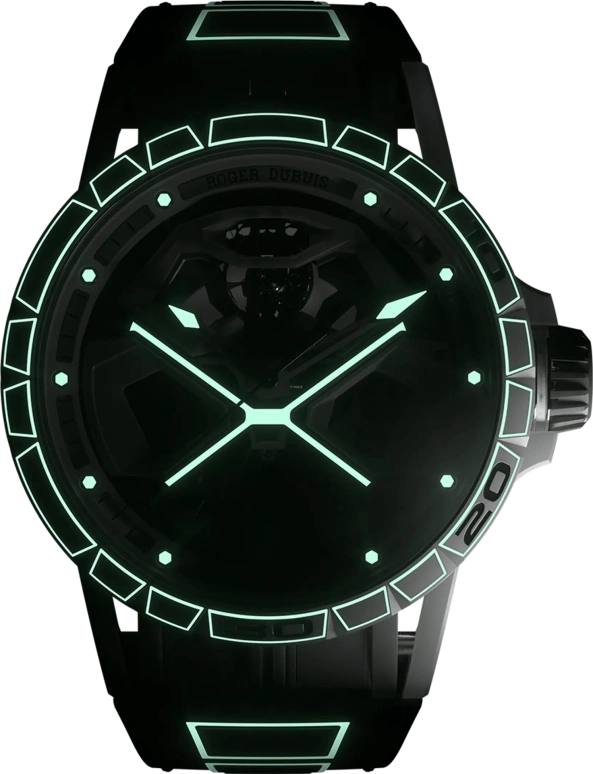 Roger Dubuis,Excalibur Spider 45mm,45mm,Titanium,Ceramic,Luminous,White,Automatic,60hours,In-house Caliber,RDDBEX0947