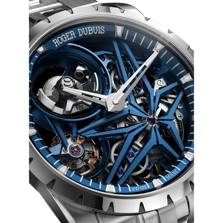 Roger Dubuis,Excalibur 42mm,42mm,Cobalt-chromium Alloy,Blue,Automatic,72hours,In-house Caliber,RDDBEX0969