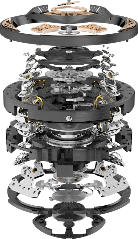 Roger Dubuis,Hyper Watches™ 48mm,48mm,Rose Gold,Handwound,40hours,In-house Caliber,RDDBEX0439