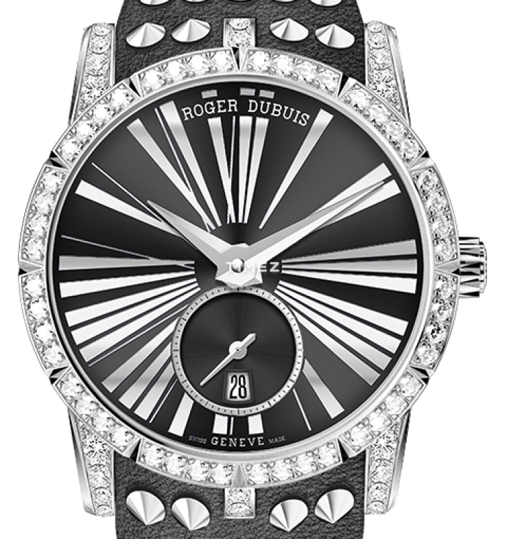 Roger Dubuis,Excalibur 36mm,36mm,White Gold,Black,Automatic,Day,48hours,RDDBEX0666